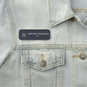 Porte-nom Titre de poste professionnel magnétique pour emplo