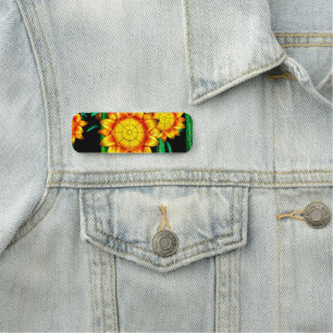 Porte-nom Tournesols Coup de Soleil 