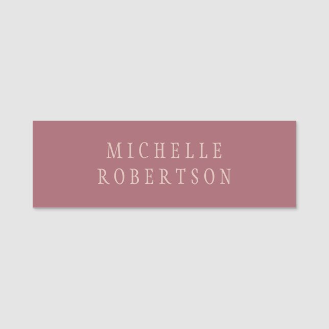 Porte-nom Trend Rose Dust Gold Creative Unique Classique (Devant)