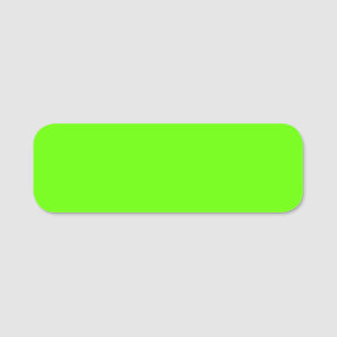 Porte-nom Vert clair (couleur solide)