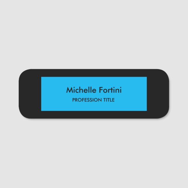 Porte-nom Vêtements collants gravables travail personnalisé (Devant)