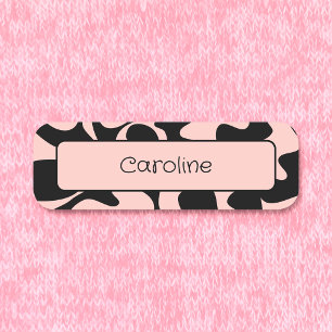 Porte-nom Vêtements magnétiques créatifs Pastel Blush Rose N
