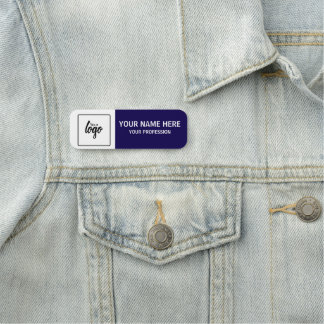 Porte-nom Votre logo et nom personnalisés pour employé