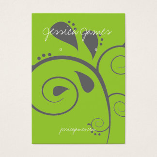 Porte-oreilles - Carte de visite vert
