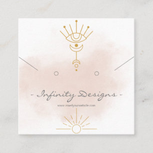 Porte-oreilles et collier carte de visite