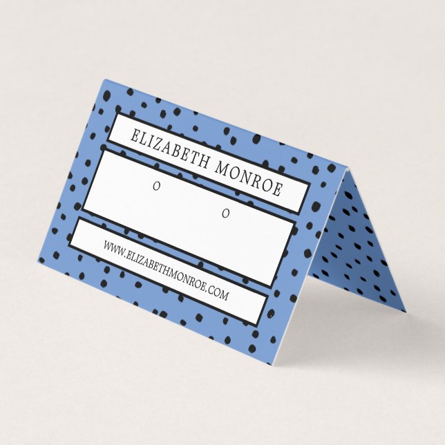 Porte-oreilles pointillé, Carte d'affichage pour b (Devant)