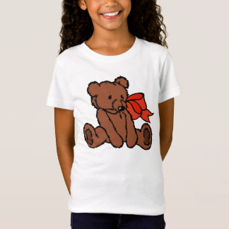 porte t-shirt fille mignonne en peluche.