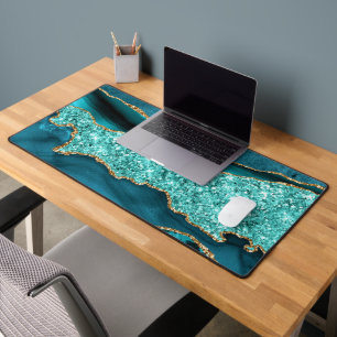 Porte Turquoise Gold Parties scintillant Marbre Bu