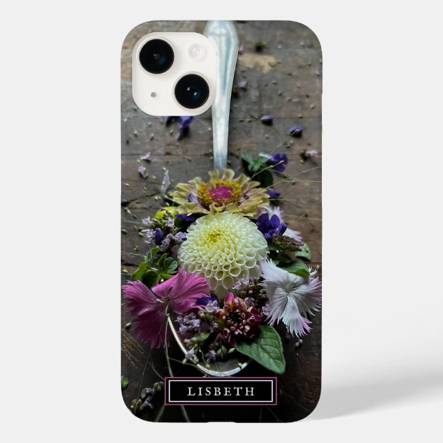 Portée de Fleurs coque iphone (Verso)