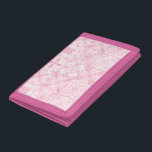 Portefeuille À 3 Volets Carreaux ornés en rose<br><div class="desc">Divers carreaux ornés peints à la main avec des éléments floraux</div>
