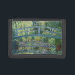 Portefeuille À 3 Volets Claude Monet - Eau Lily étang, Harmonie verte<br><div class="desc">Etang Lily,  Harmonie Verte / Le Bassin aux Nympheas,  Harmonie Verte par Claude Monet en 1899</div>