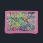 Portefeuille À 3 Volets Claude Monet - Le jardin d'Iris à Giverny<br><div class="desc">Jardin d'Iris à Giverny / Jardin d'Artiste à Giverny - Claude Monet,  1899-1900</div>