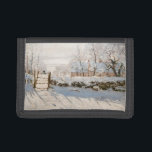Portefeuille À 3 Volets Claude Monet - Le Magpie<br><div class="desc">The Magpie / La Pie - Claude Monet,  Huile sur toile,  1868-1869</div>