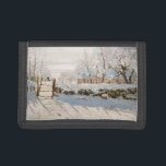 Portefeuille À 3 Volets Claude Monet - Le Magpie<br><div class="desc">The Magpie / La Pie - Claude Monet,  Huile sur toile,  1868-1869</div>