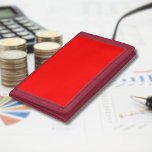 Portefeuille À 3 Volets Couleur solide rouge | Classique | Élégant | tenda<br><div class="desc">Couleur solide rouge | Classique | Élégant | tendance | Style</div>