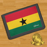 Portefeuille À 3 Volets Drapeau ghanéen, Ghana patriotes / sports<br><div class="desc">WALLETS : Ghana & Ghanaian Drapeau mode - amour mon pays,  cadeaux de voyage,  anniversaire grand-père,  patriotes nationaux / fans de sports</div>