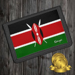 Portefeuille À 3 Volets Drapeau kényan, Kenya patriotes / sports<br><div class="desc">WALLETS : Kenya & Kenya Drapeau mode - amour mon pays,  cadeaux de voyage,  anniversaire de grand-père,  patriotes nationaux / fans de sports</div>