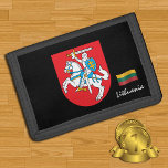 Portefeuille À 3 Volets Drapeau lituanien, emblème, mode lituanienne<br><div class="desc">Wallets : Lituanie Armoiries & patriotique lituanienne Drapeau mode - amour mon pays,  voyage,  cadeaux de vacances,  patriotes nationaux / fans de sport</div>
