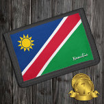 Portefeuille À 3 Volets Drapeau namibien, Namibie patriotes / sports<br><div class="desc">WALLETS : Namibie & Namibie Drapeau mode - amour mon pays,  cadeaux de voyage,  anniversaire grand-père,  patriotes nationaux / fans de sports</div>