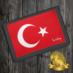 Portefeuille À 3 Volets Drapeau turc, patriotes turcs / sports<br><div class="desc">WALLETS : Turquie & Turquie Drapeau mode - amour mon pays,  cadeaux de voyage,  anniversaire grand-père,  patriotes nationaux / fans de sports</div>