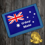 Portefeuille À 3 Volets G-day Mate & Australian Flag fashion / Australie<br><div class="desc">WALLETS : Drapeau australien & G'day Mate salutations,  mode australienne - amour mon pays,  les patriotes de voyage / fans de sports</div>