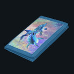 Portefeuille À 3 Volets Joyeux Dolphin Couple Tripli Wallet - Bleu<br><div class="desc">Peinture Dolphin Couple - Choisissez / Ajoutez votre texte unique - Nom / Couleur / Police / Taille / Éléments - Image - Faites votre cadeau spécial - Redimensionnez et déplacez ou supprimez et ajoutez des éléments / du texte avec l'outil de personnalisation ! Peinture et design par MIGNED. S'il...</div>