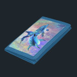 Portefeuille À 3 Volets Joyeux Dolphin Couple Tripli Wallet - Bleu<br><div class="desc">Peinture Dolphin Couple - Choisissez / Ajoutez votre texte unique - Nom / Couleur / Police / Taille / Éléments - Image - Faites votre cadeau spécial - Redimensionnez et déplacez ou supprimez et ajoutez des éléments / du texte avec l'outil de personnalisation ! Peinture et design par MIGNED. S'il...</div>