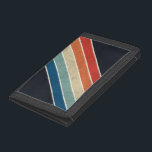 Portefeuille À 3 Volets Les années 70 rétro<br><div class="desc">Porte-les années 70 couleur rétro</div>