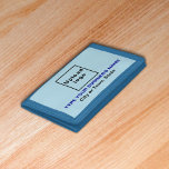 Portefeuille À 3 Volets Porte-monnaie bleu clair triplé Nylon<br><div class="desc">Tripler porte-monnaie en nylon que vous pouvez customiser pour mettre votre nom d'entreprise. Vous pouvez le donner comme cadeau à vos clients fidèles. Un objet cadeau avec votre nom d'entreprise pour sensibiliser la marque. Un accessoire que vous pouvez inclure dans votre matériel de marketing pour annoncer votre entreprise ou le...</div>