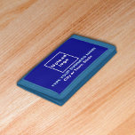 Portefeuille À 3 Volets Porte-monnaie bleu triplé en nylon de marque comme<br><div class="desc">Tripler porte-monnaie en nylon que vous pouvez customiser pour mettre votre nom d'entreprise. Vous pouvez le donner comme cadeau à vos clients fidèles. Un objet cadeau avec votre nom d'entreprise pour sensibiliser la marque. Un accessoire que vous pouvez inclure dans votre matériel de marketing pour annoncer votre entreprise ou le...</div>