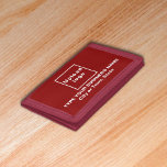 Portefeuille À 3 Volets Porte-monnaie rouge triplé en nylon de marque comm<br><div class="desc">Tripler porte-monnaie en nylon que vous pouvez customiser pour mettre votre nom d'entreprise. Vous pouvez le donner comme cadeau à vos clients fidèles. Un objet cadeau avec votre nom d'entreprise pour sensibiliser la marque. Un accessoire que vous pouvez inclure dans votre matériel de marketing pour annoncer votre entreprise ou le...</div>