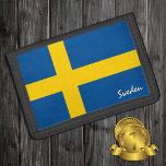 Portefeuille À 3 Volets Porte-monnaie suédois, Drapeau suédois<br><div class="desc">WALLETS : Suède & Suède Drapeau mode - amour mon pays,  fête des pères,  cadeaux de vacances,  patriotes / fans de sport</div>