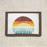 Portefeuille À 3 Volets Retro Grunge Rainbow les années 70<br><div class="desc">Cette conception peut être personnalisée en choisissant l'option personnaliser pour ajouter du texte ou apporter d'autres modifications. Si ce produit a la possibilité de transférer la conception à un autre article, s'il vous plaît assurez-vous d'ajuster la conception pour s'adapter si nécessaire. Contactez-moi à colorflowcreations@gmail.com si vous souhaitez avoir cette conception...</div>