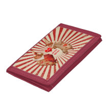 Stripes et Clowns Vintages de Saint-Valentin au co