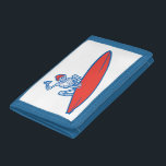 Portefeuille À 3 Volets Surfer squelettique<br><div class="desc">Portefeuille squelettique de surfer</div>