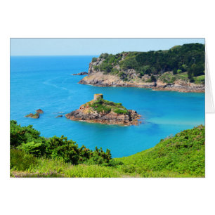 Portelet Bay, carte Jersey