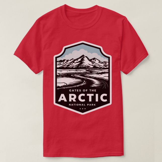 Portes Du Parc National De L'Arctique TShirt 1 (Design devant)