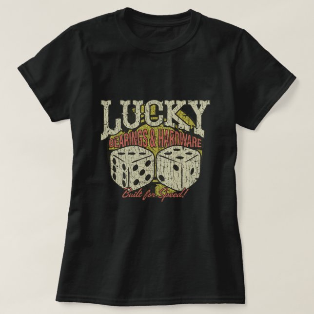 Portes Lucky &amp; Matériel T-shirt 1995 (Design devant)