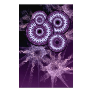 Portes psychédéliques Imaginaire violet photo