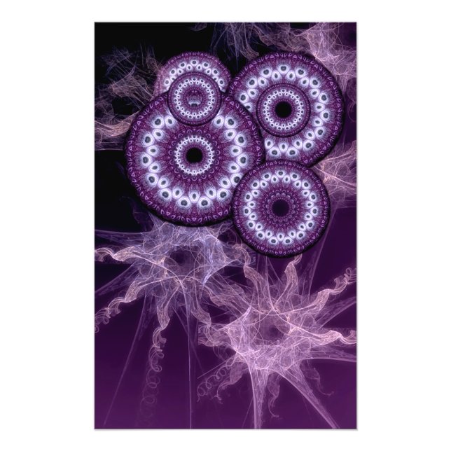 Portes psychédéliques Imaginaire violet photo (Devant)