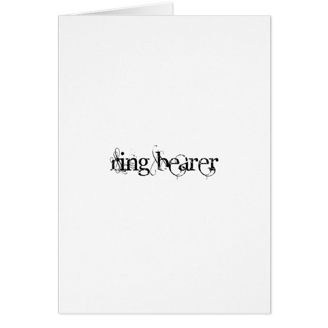 Porteur de l'anneau (Devant)