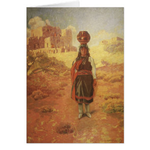 Porteur d'eau indien vintage par EW Rollins