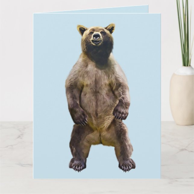 PORTEZ DES CARTES D'AMOUR GRIZZLY À TOUTE HEURE (Devant)