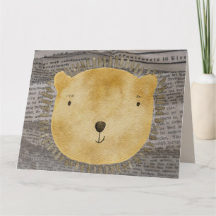 PORTEZ DES CARTES D'ANNIVERSAIRE ART WATERCOLOR