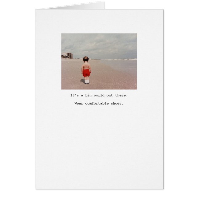 Portez des chaussures confortables... (Devant)