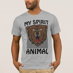 PORTEZ GRIZZLY MES T-shirts D'ANIMAL SPIRIT