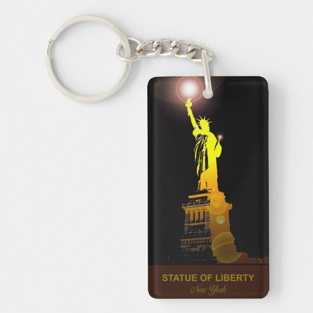 Portez la Liberté : Porte-clés de la Statue de la  (Devant)