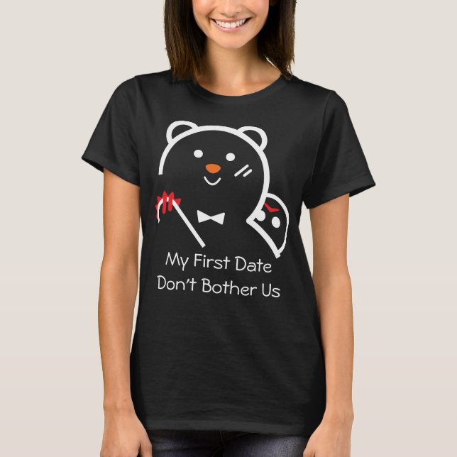 Portez ma première date (Reverse ver) T-shirt (Devant)