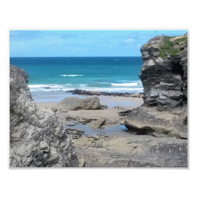 Porth Beach Newquay Cornwall Photographie (Devant)