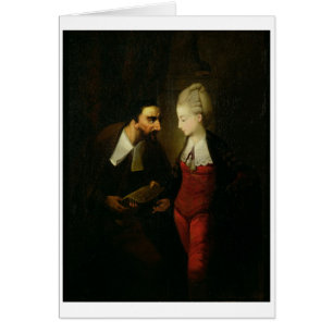 Portia et Shylock "du négociant de Venise" A